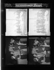 Armory construction committee; People talking (4 Negatives) (March 18, 1958) [Sleeve 35, Folder c, Box 14]